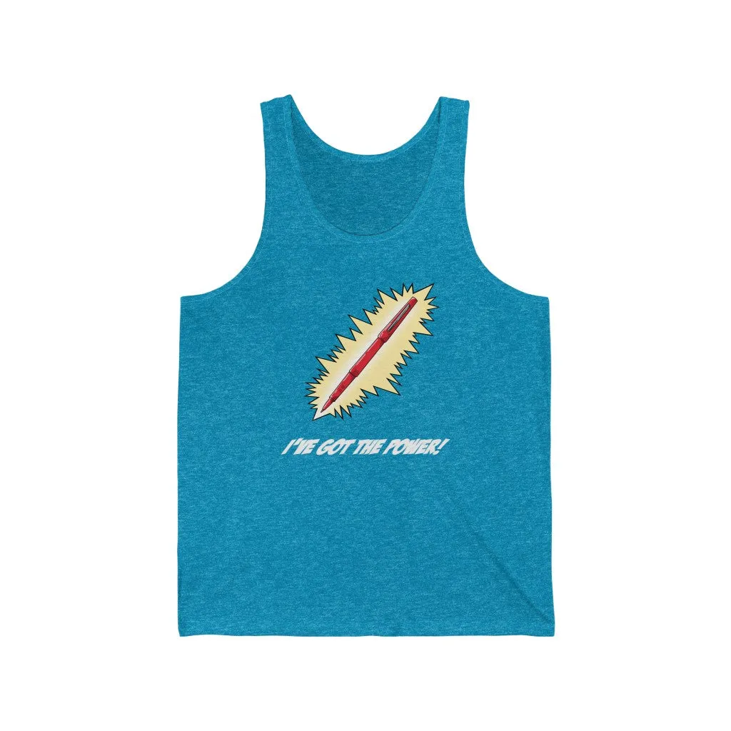 Men's Red Pen Power Jersey Tank