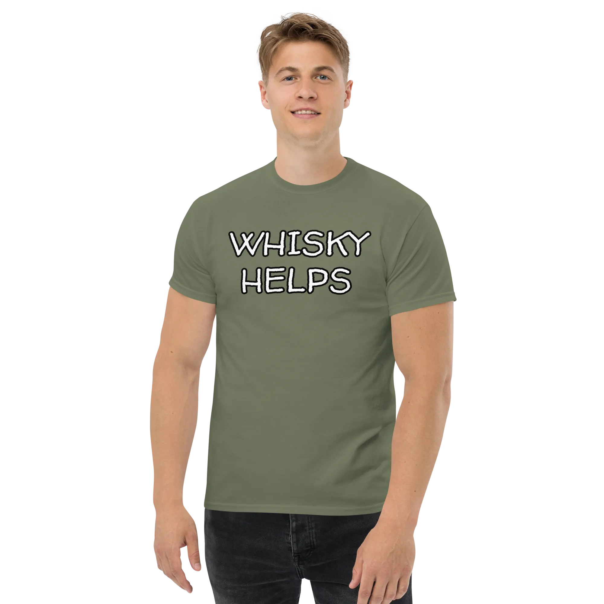 Men's Whisky Helps T-Shirt