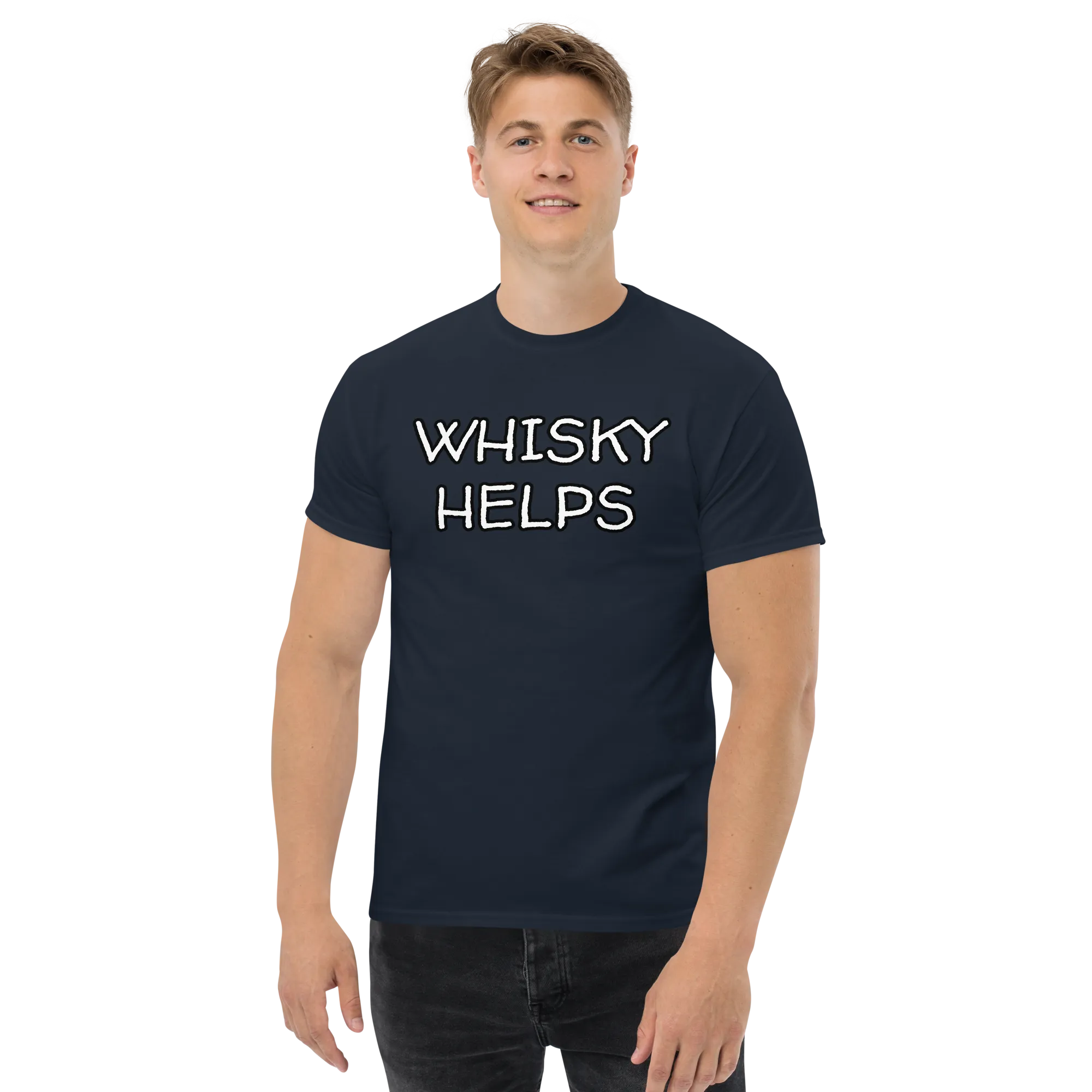 Men's Whisky Helps T-Shirt