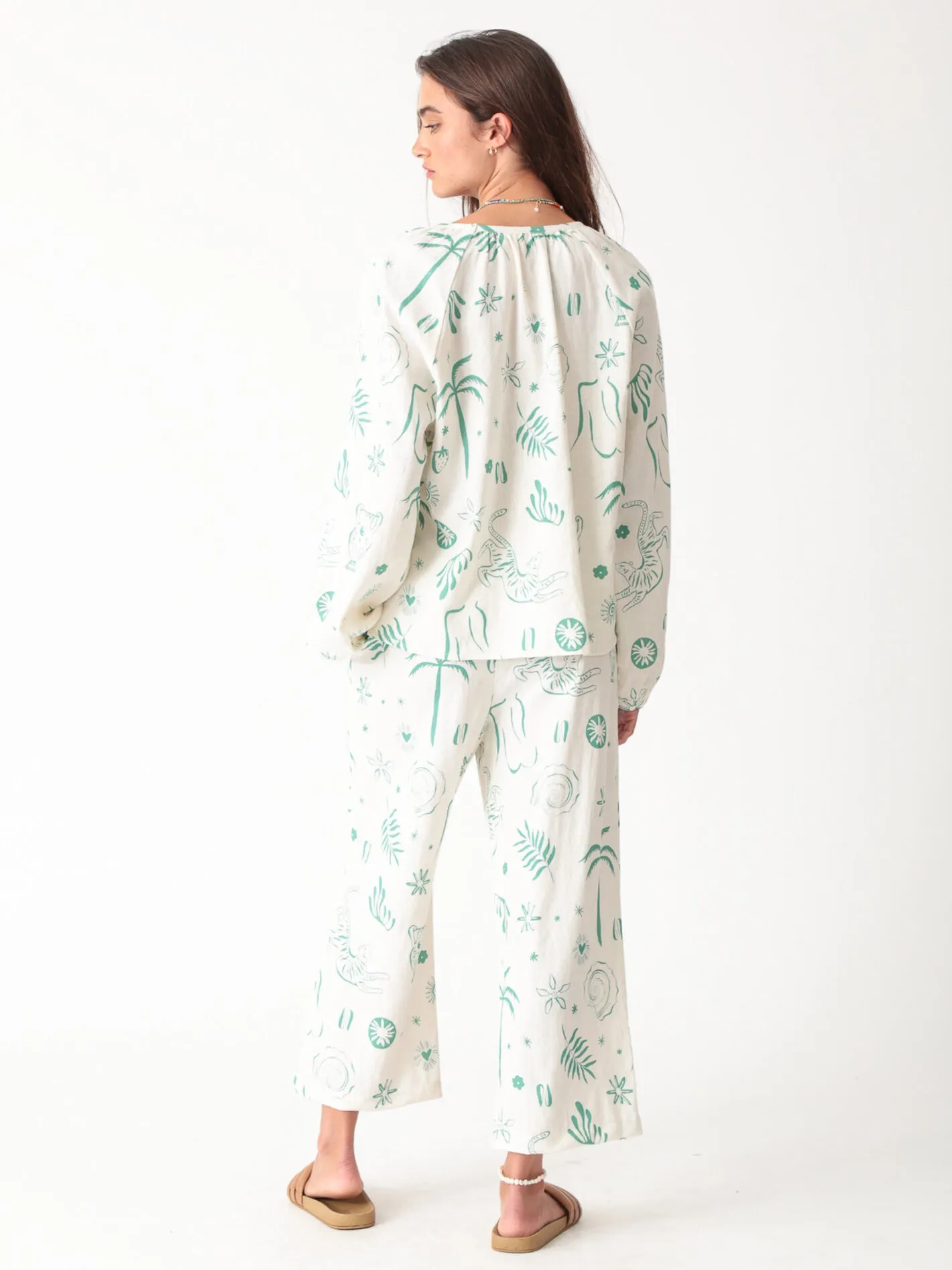 Meridian Tie Top - Dream Graphic