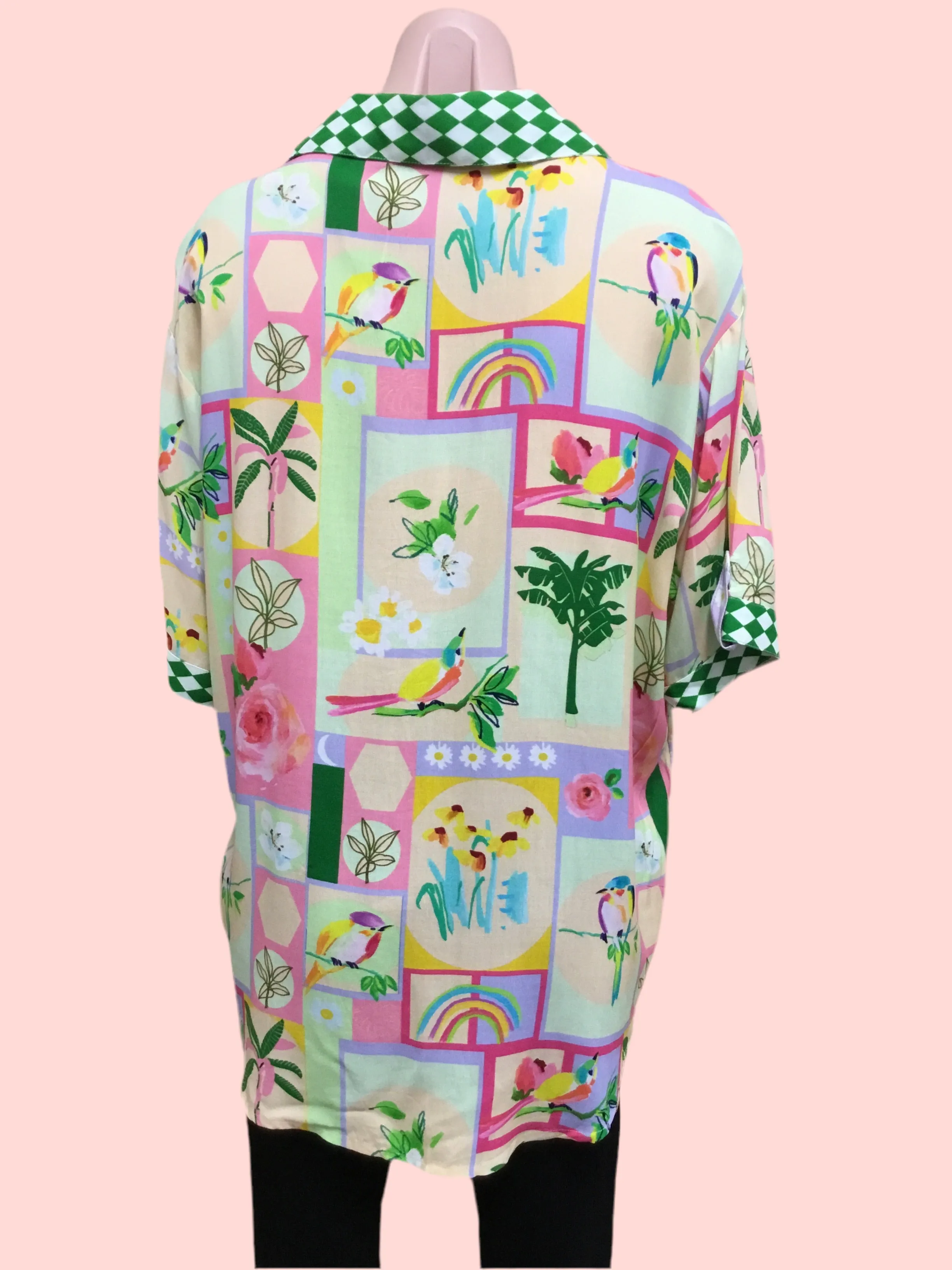 Miami Vibe Checked Collared Shirt