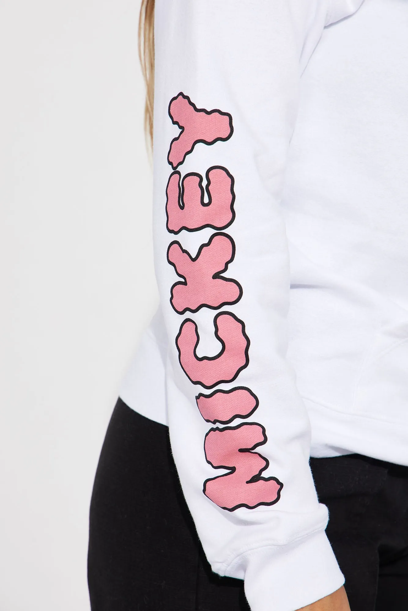 Mickey Mouse Graphic Hoodie - White