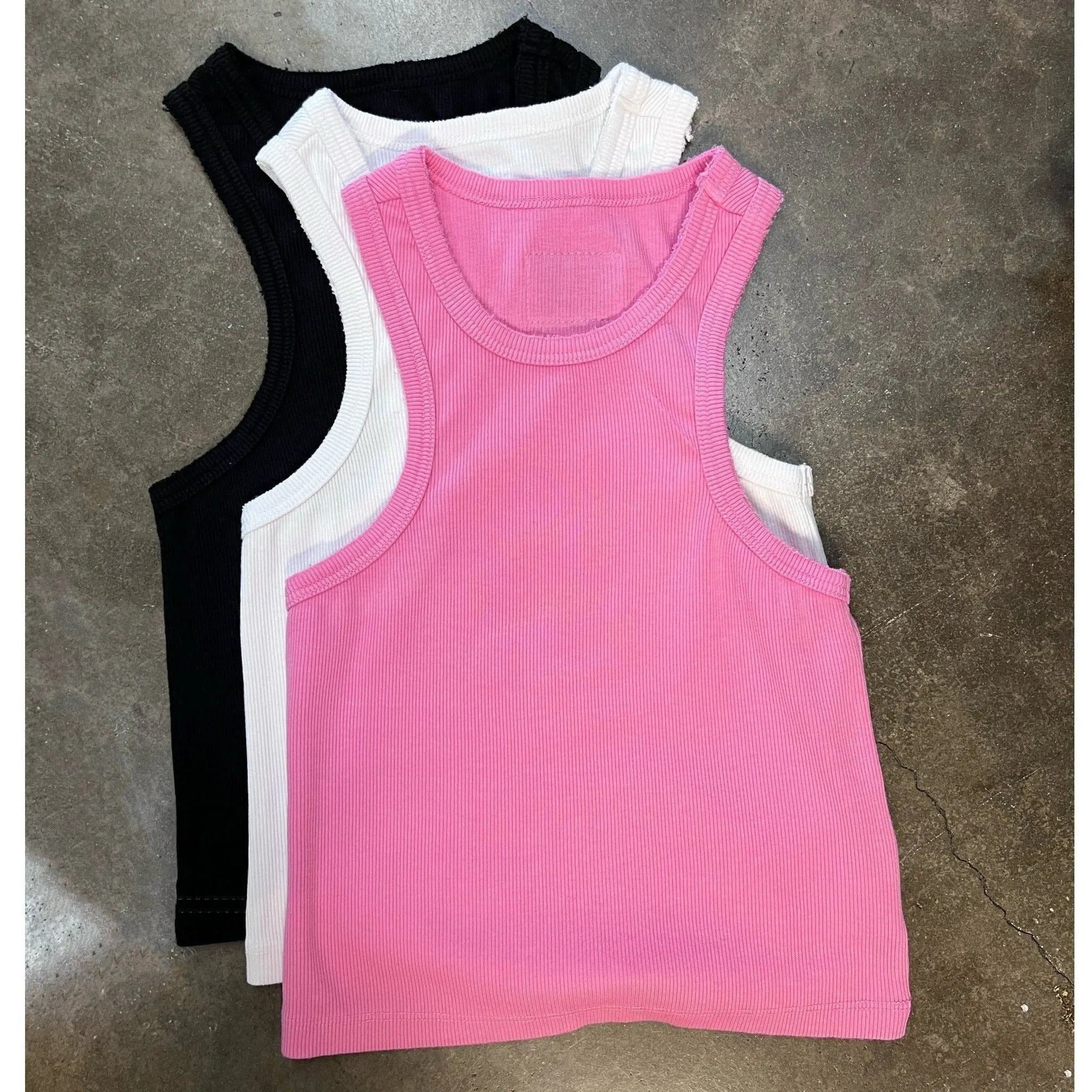 Modal Ribbed Tank Top - FINAL SALE