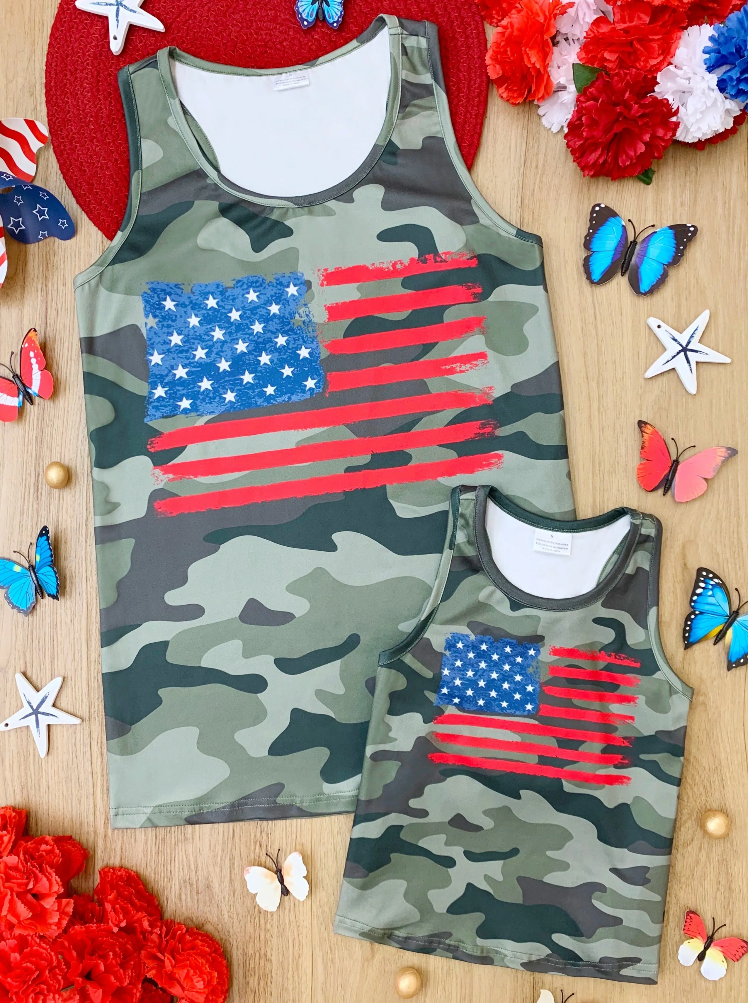 Mommy and Me Camo Cuties Tank Top