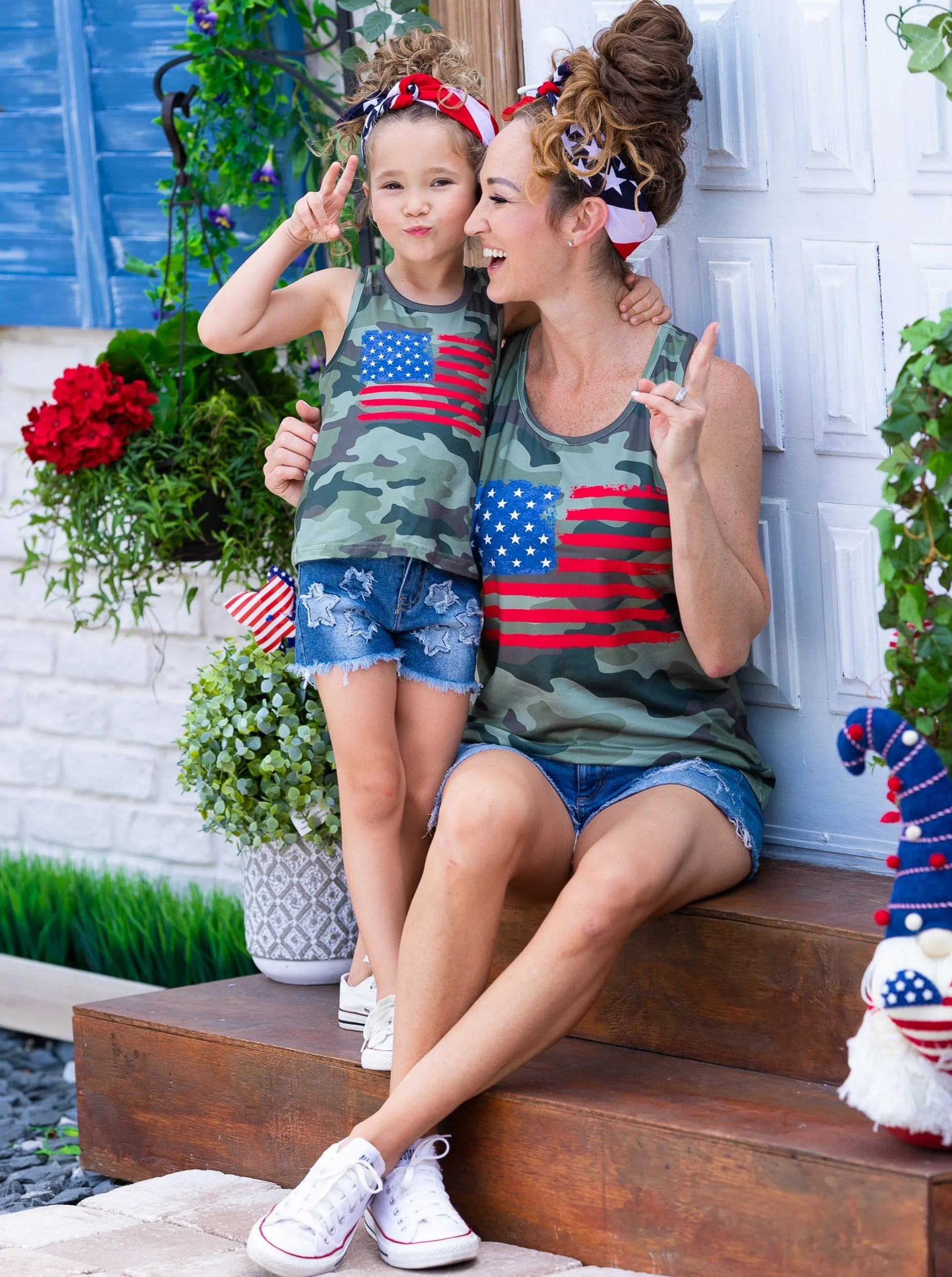 Mommy and Me Camo Cuties Tank Top