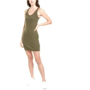 MONROW Scoopneck Tank Dress in Hunter Size Large