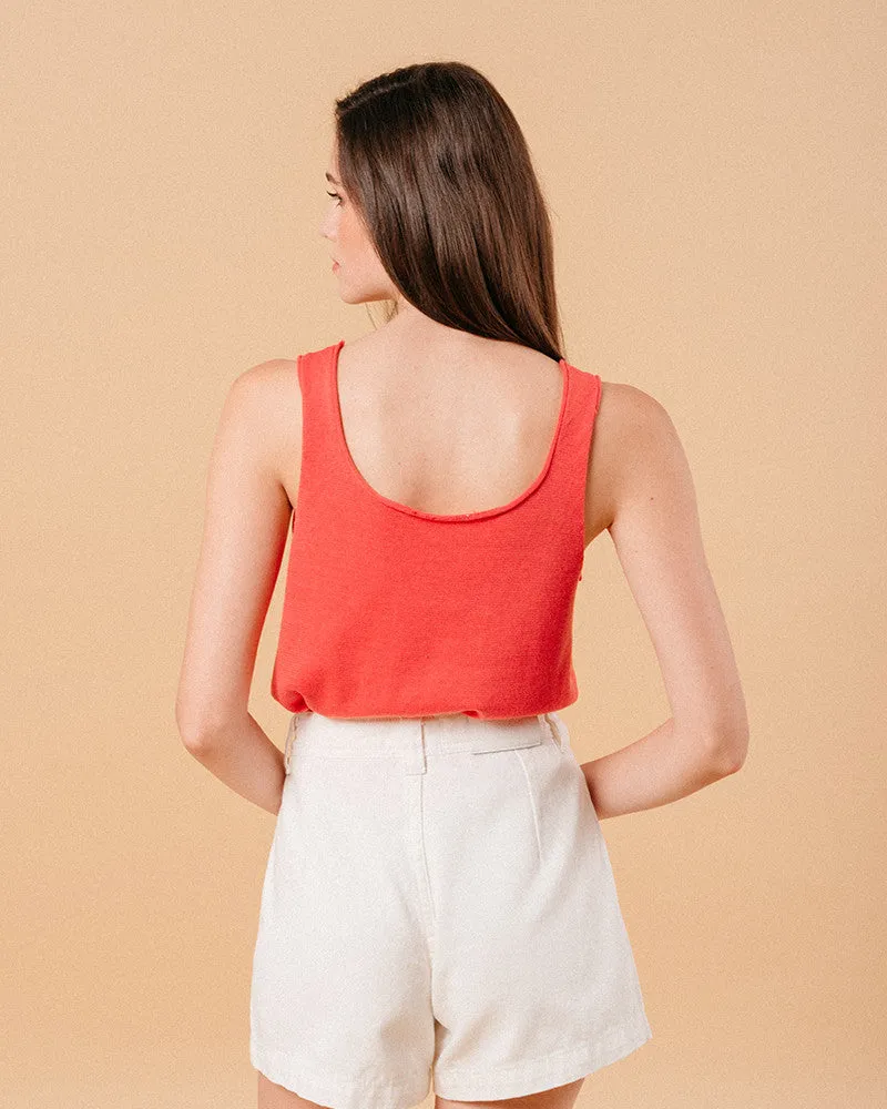 Mouchoir Top Coral