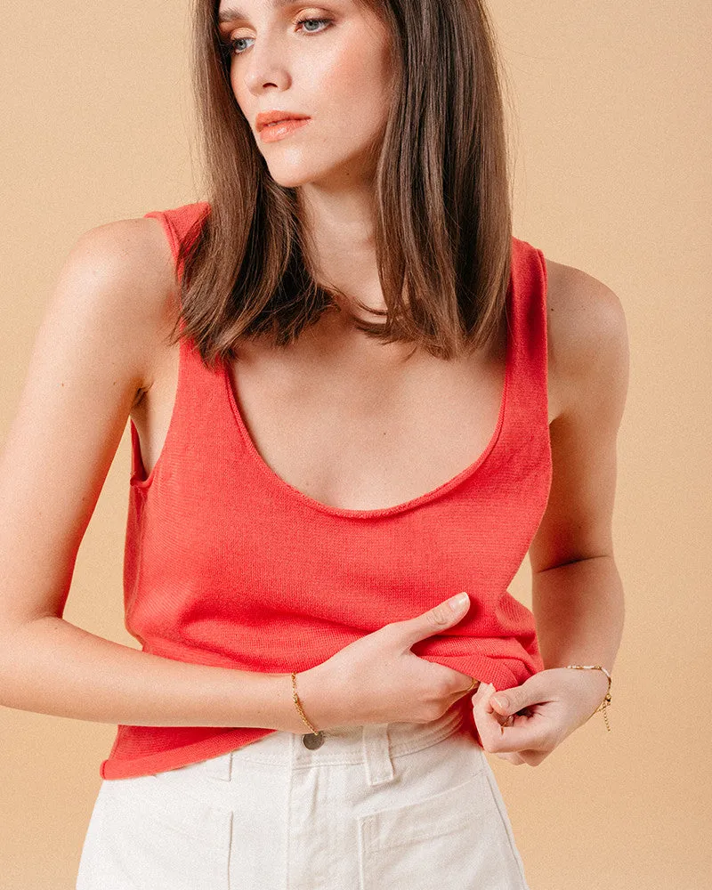 Mouchoir Top Coral