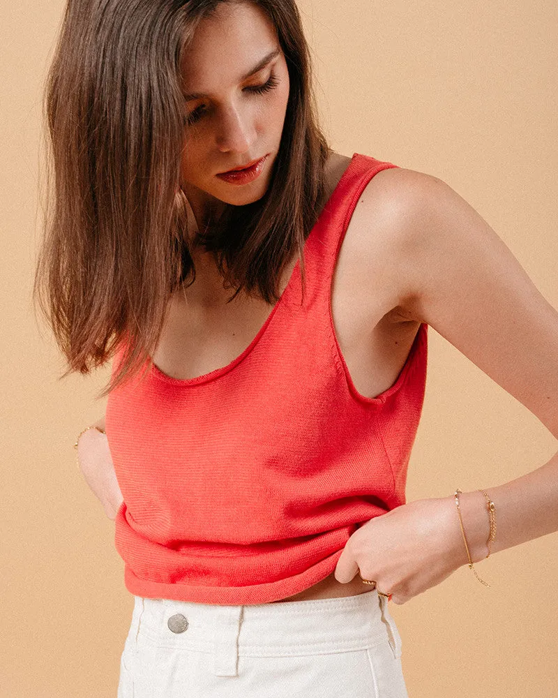 Mouchoir Top Coral