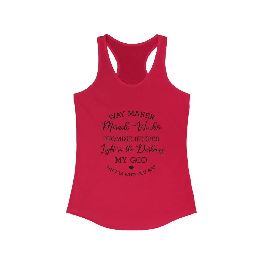 My God - Racerback Tank