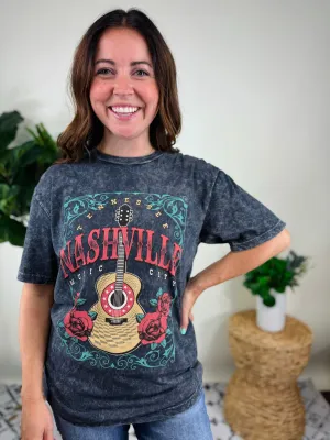 Nashville Roses Graphic Top