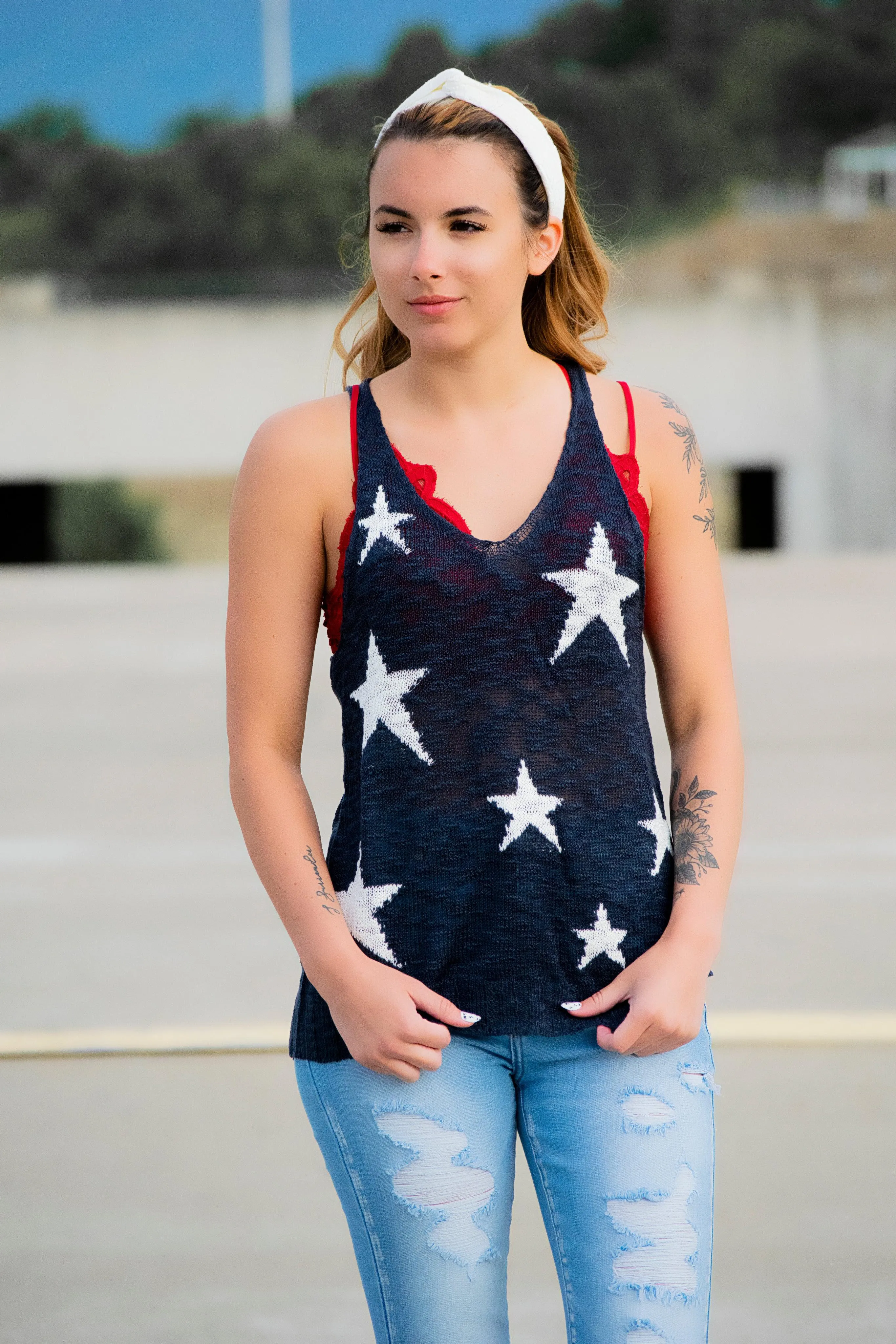 Navy Star Tank