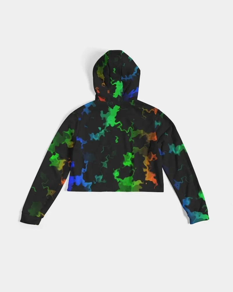 Neon Dip Women's Cropped Hoodie