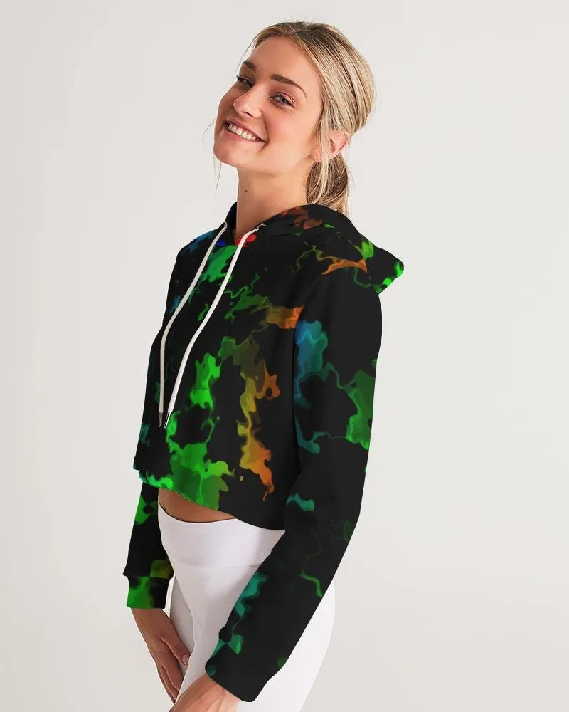 Neon Dip Women's Cropped Hoodie