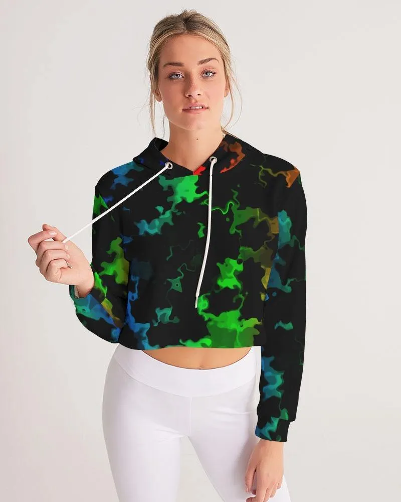 Neon Dip Women's Cropped Hoodie
