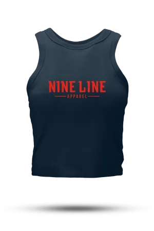 NLA Basic Red Logo - Crop Tank
