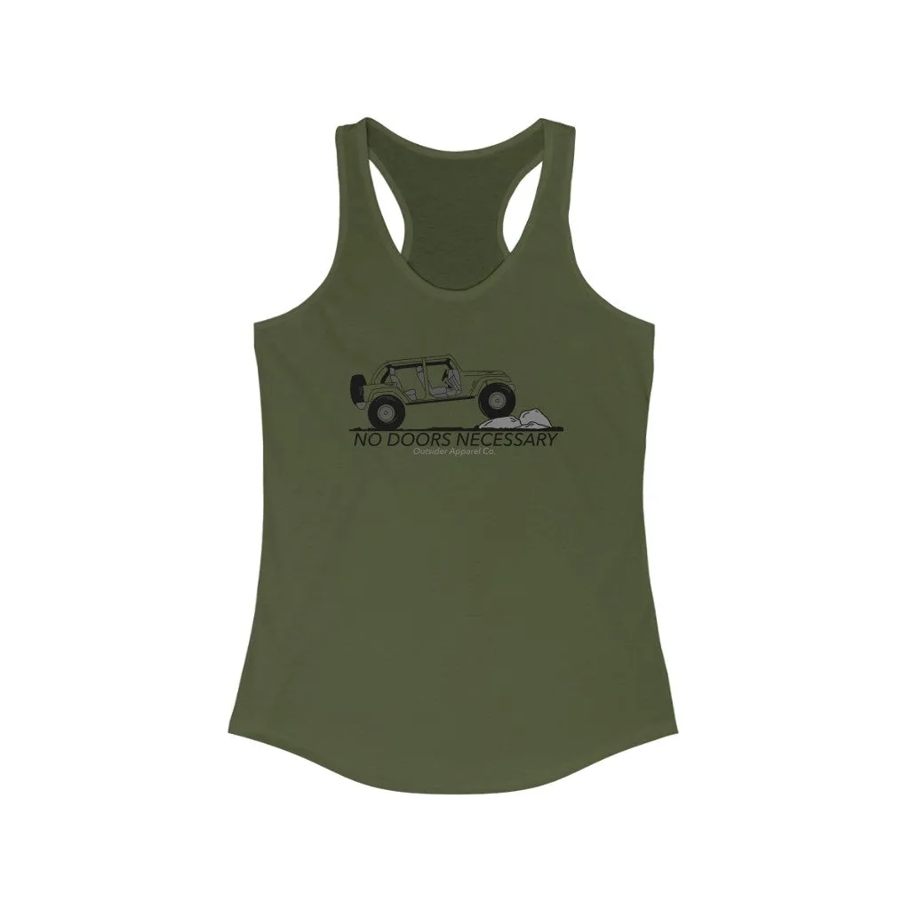 No Doors Necessary Women's Racerback Tank
