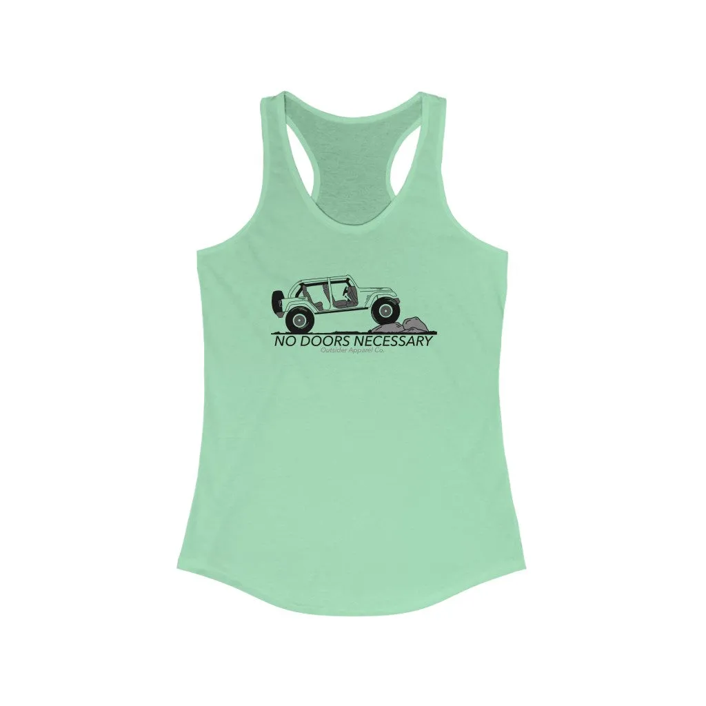 No Doors Necessary Women's Racerback Tank