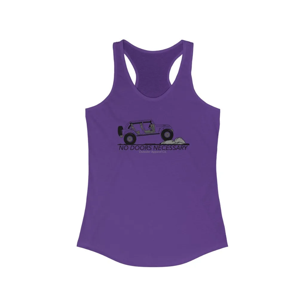 No Doors Necessary Women's Racerback Tank