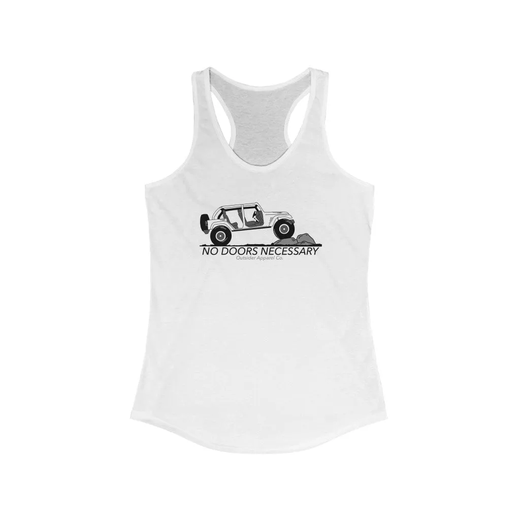 No Doors Necessary Women's Racerback Tank