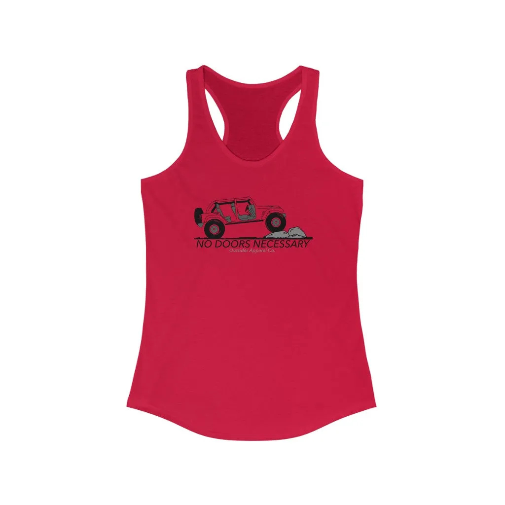 No Doors Necessary Women's Racerback Tank