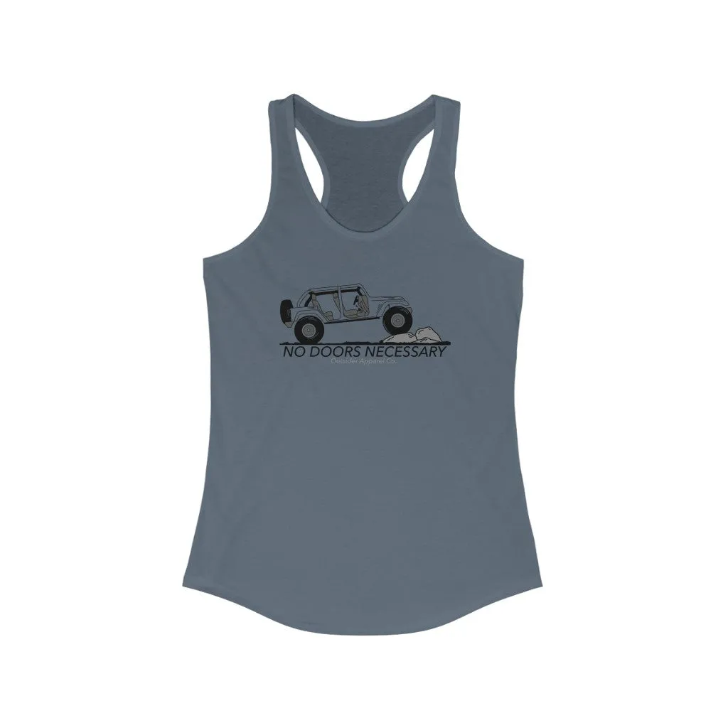 No Doors Necessary Women's Racerback Tank