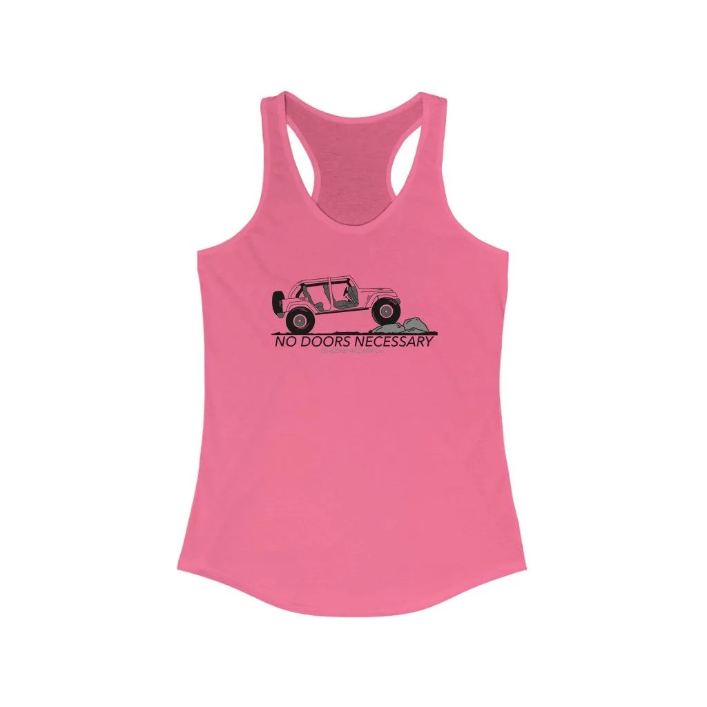 No Doors Necessary Women's Racerback Tank