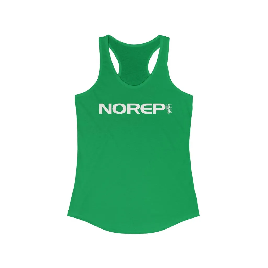 NO REP - Womens Racerback Tank Tops