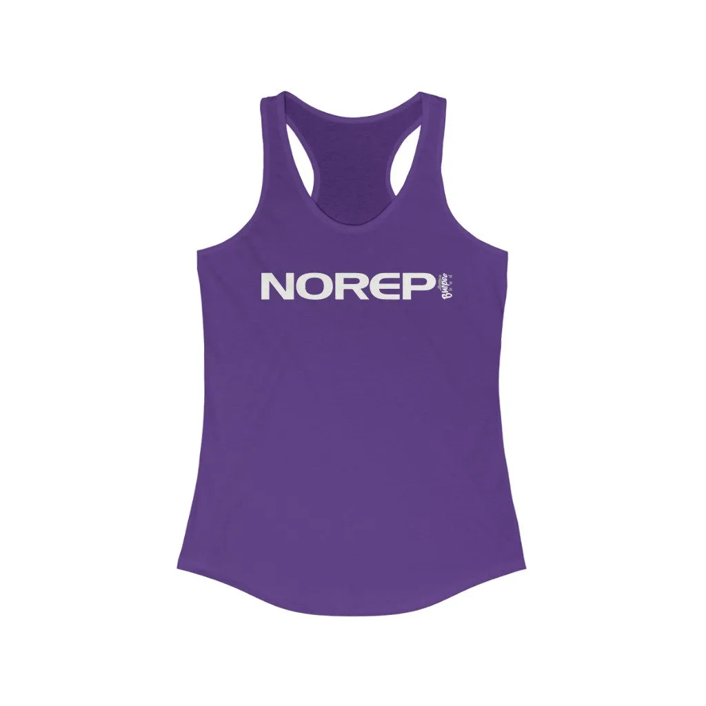 NO REP - Womens Racerback Tank Tops