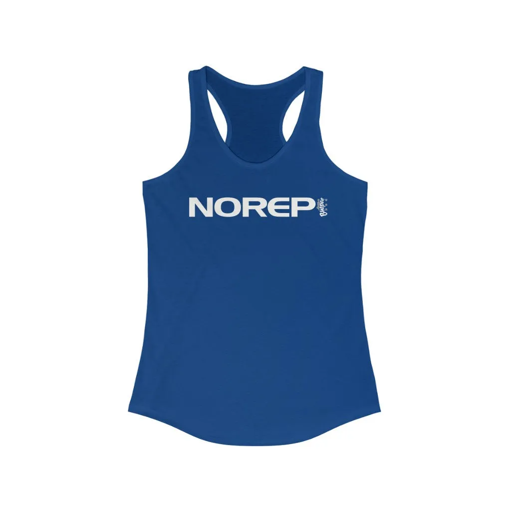 NO REP - Womens Racerback Tank Tops