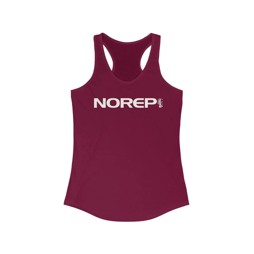 NO REP - Womens Racerback Tank Tops