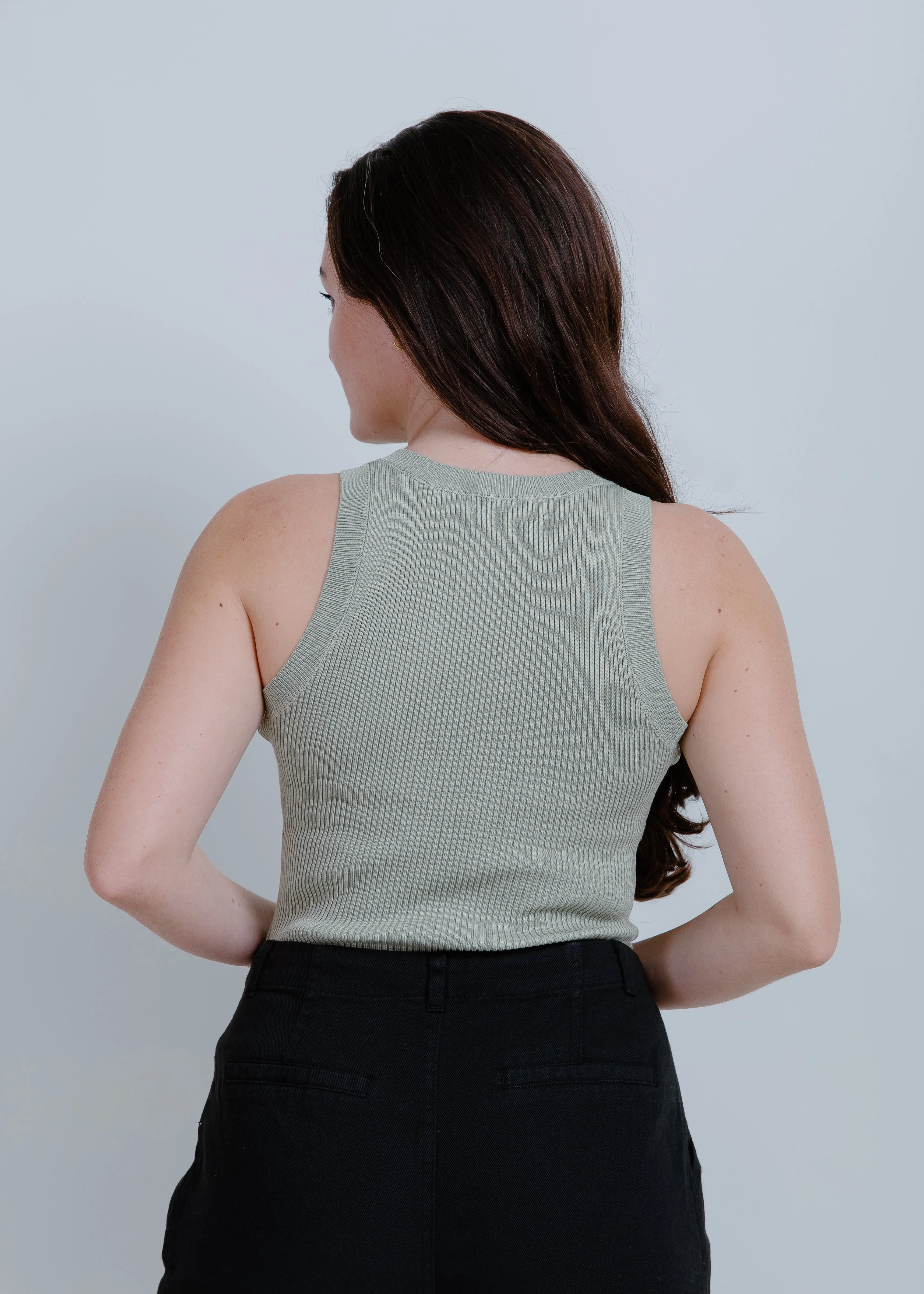 Nola Basic Tank - Olive