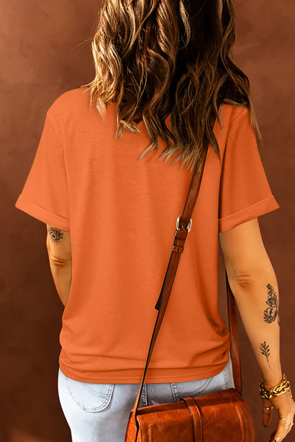 Orange Hello Pumpkin Graphic Tee