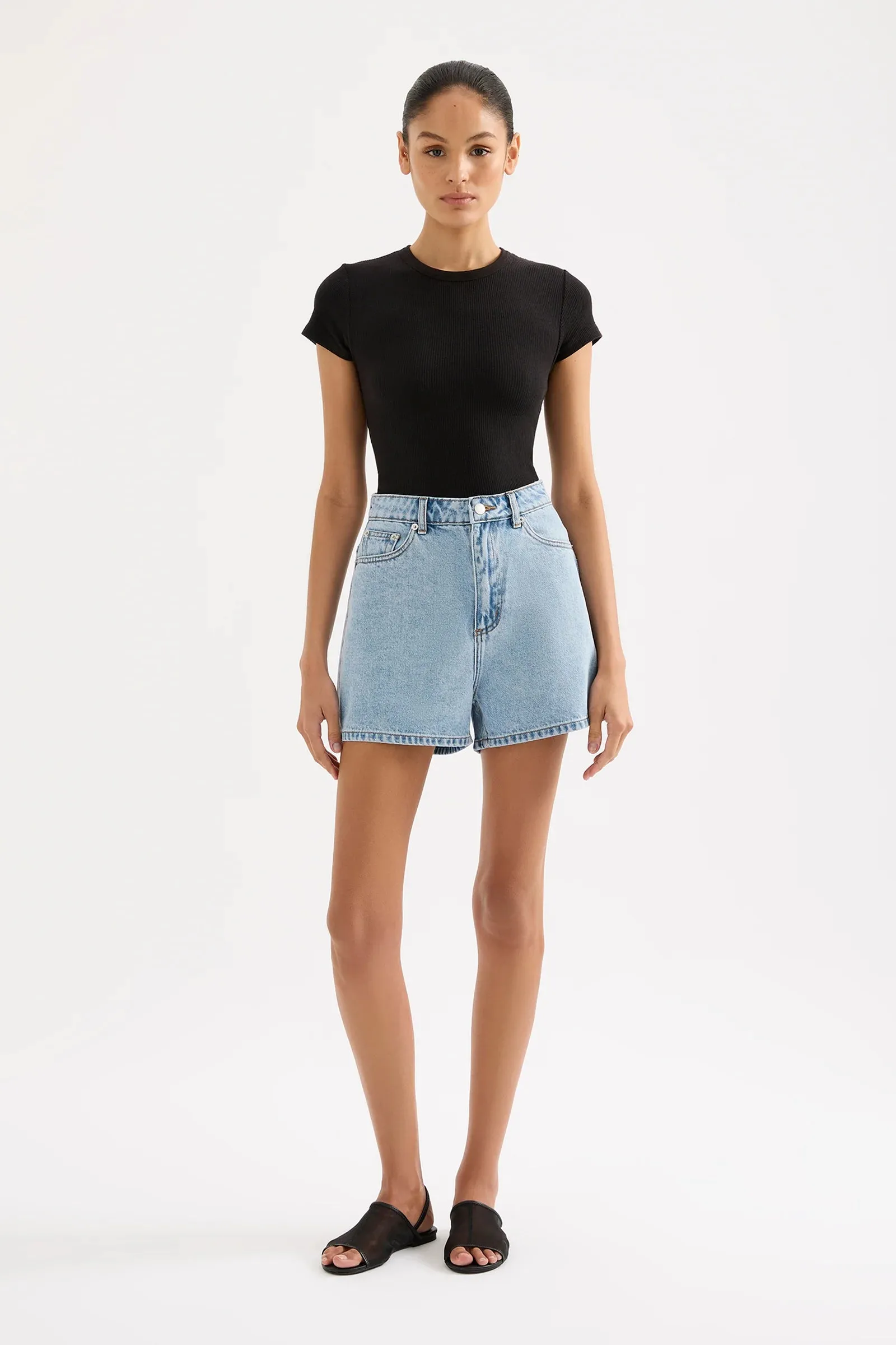ORGANIC RIB SS TEE