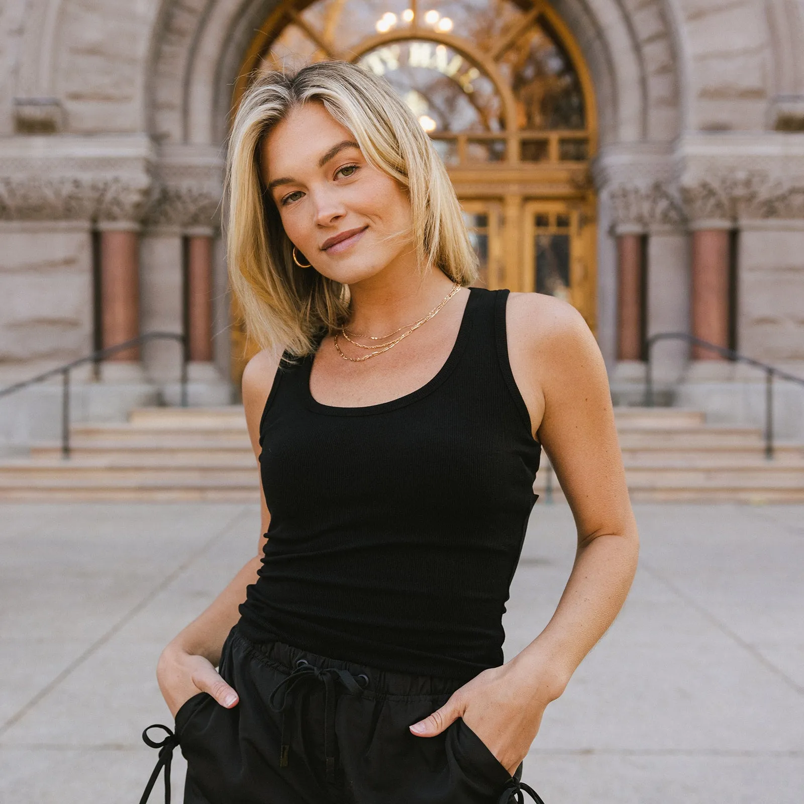 Paige Scoop Neck Tank