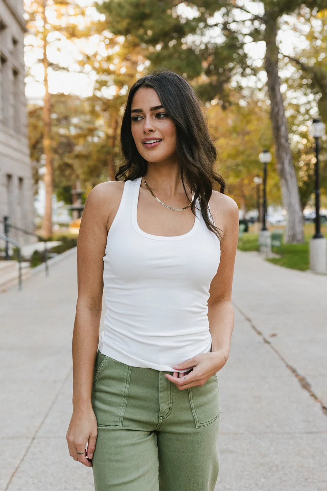 Paige Scoop Neck Tank
