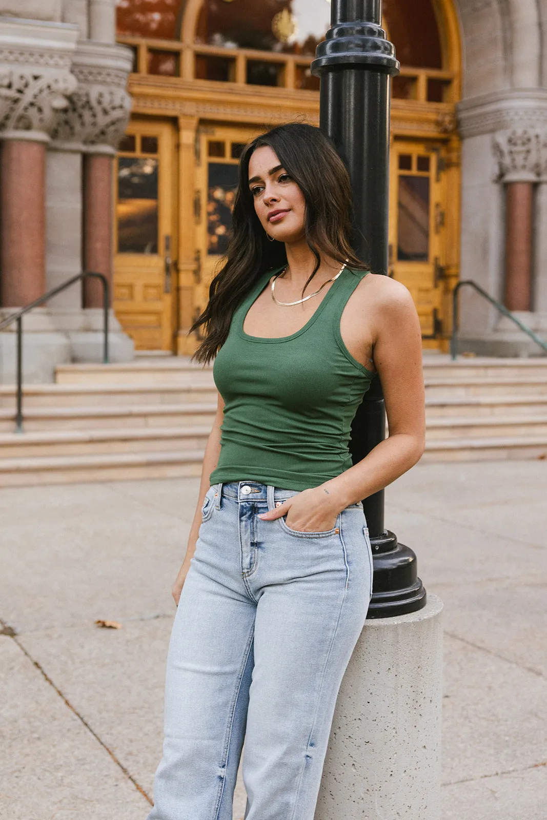 Paige Scoop Neck Tank