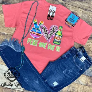 Peace Love XX Tee