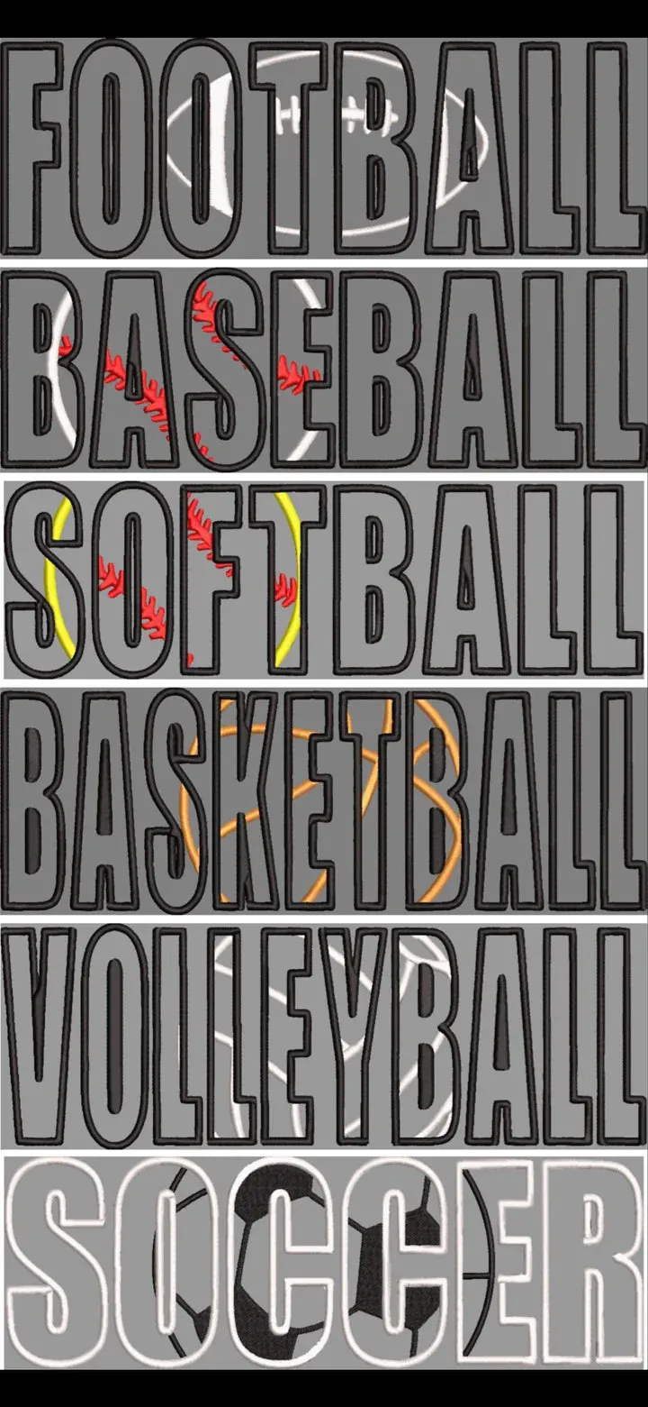 PEEK A BOO EMBROIDERED SPORT DESIGN