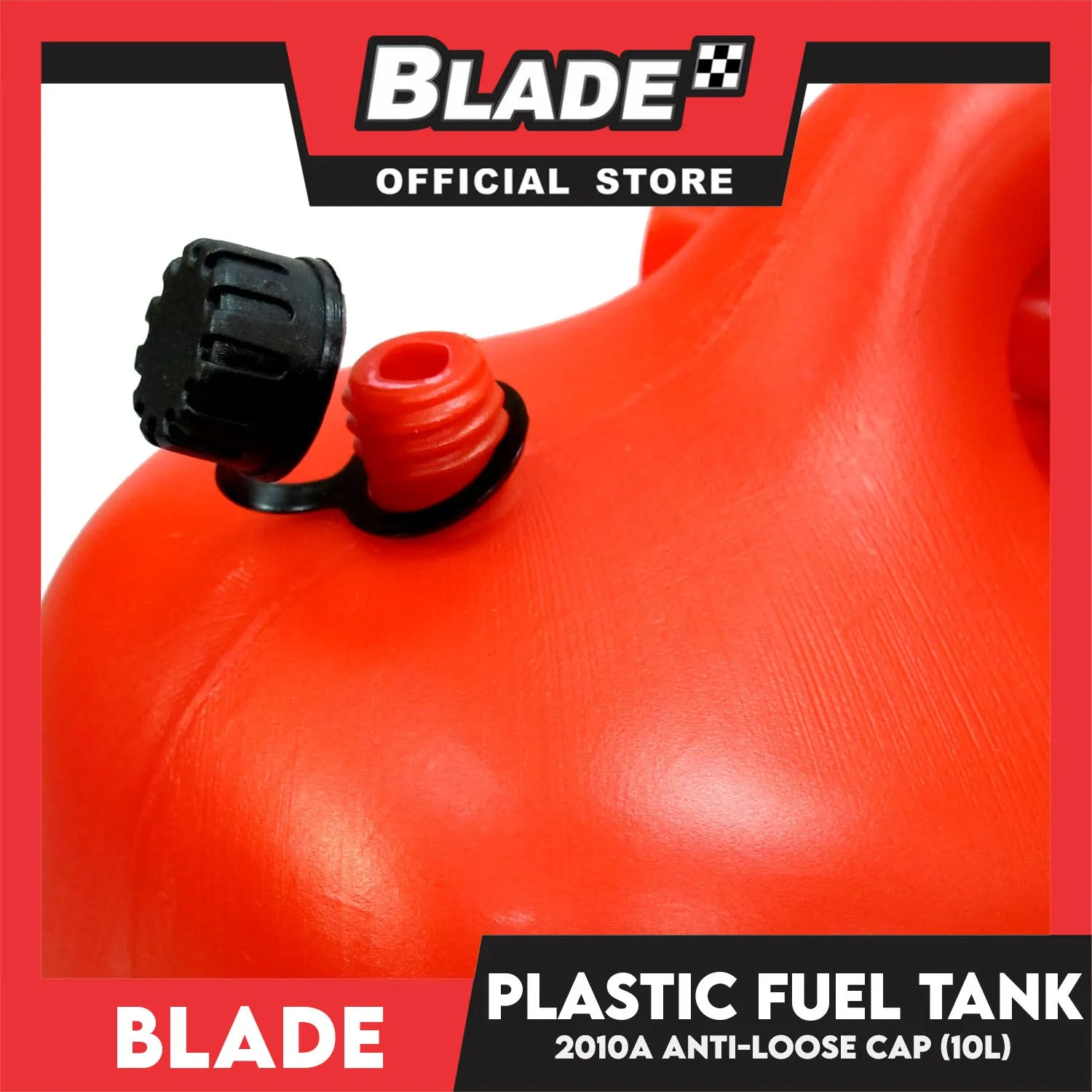 Plastic Fuel Tank 10-Liter Capacity 2010A (Red)
