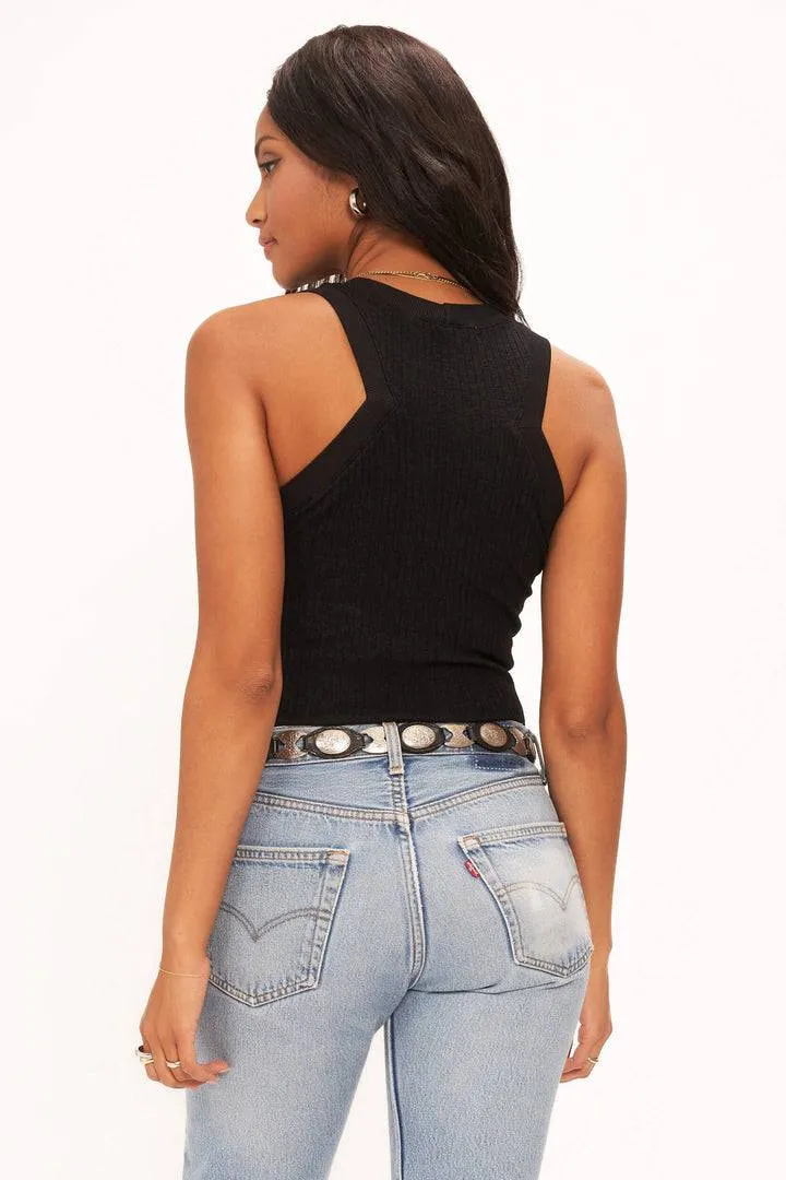 Player Racerback Rib Tank by Project Social T | Black