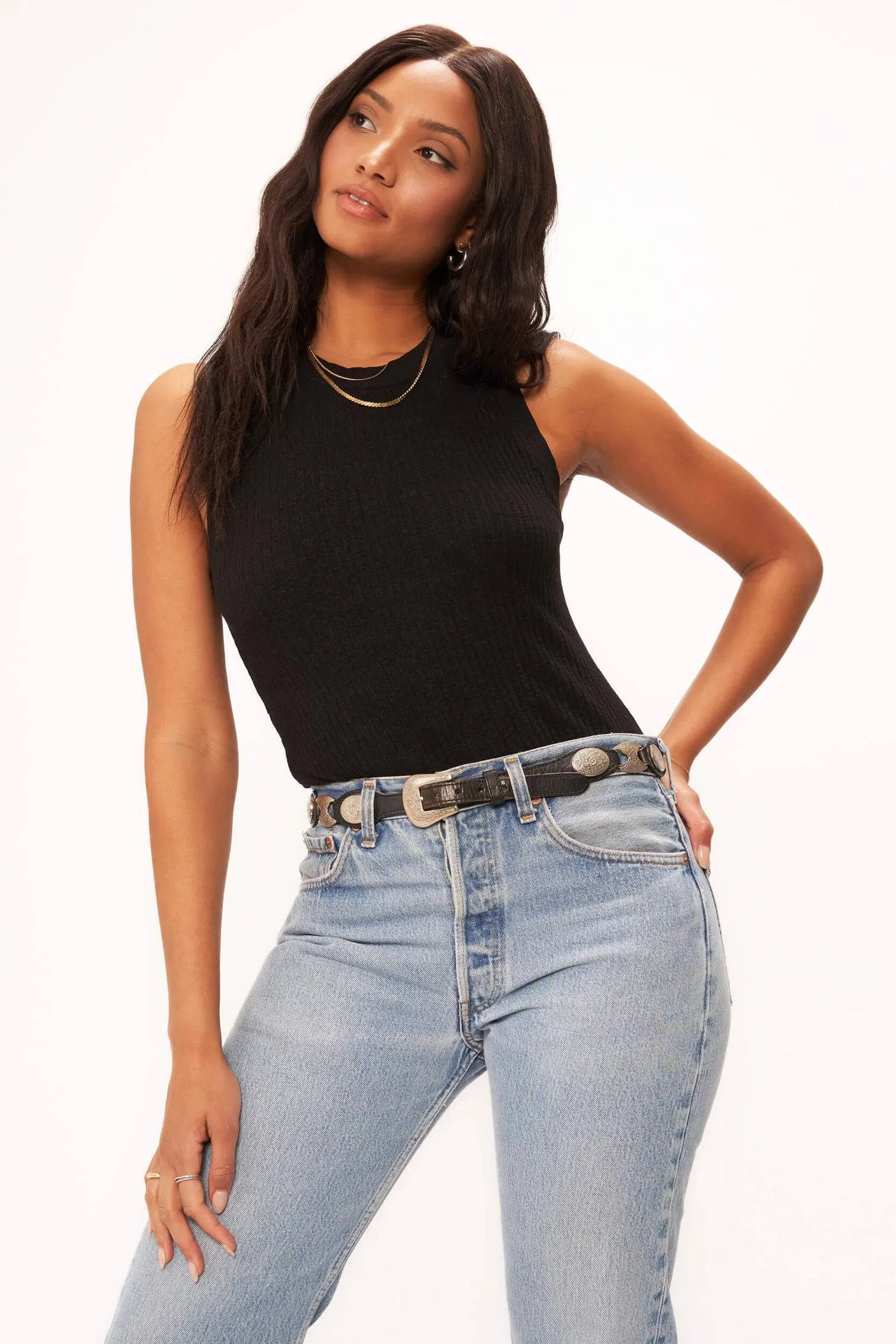 Player Racerback Rib Tank by Project Social T | Black
