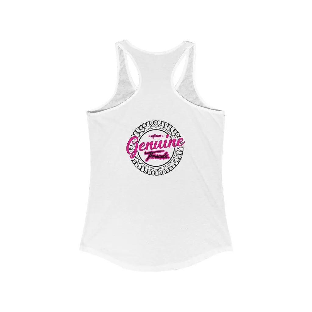 "Muddy and Beautiful" Women's Ideal Racerback Tank