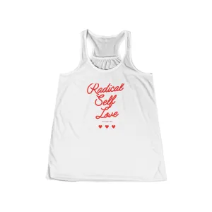 Radical Self Love White Racerback Tank