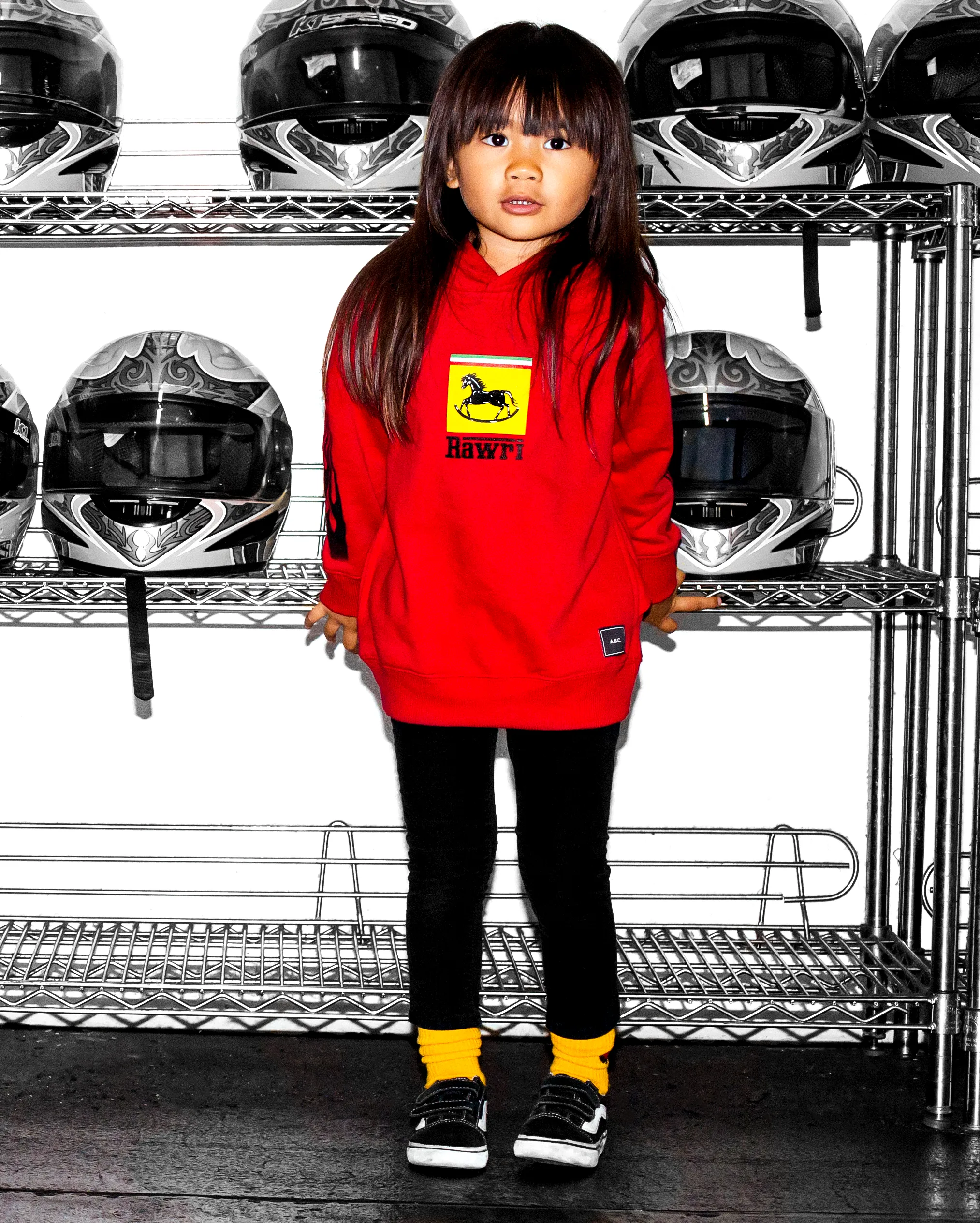 RAWRI HOODY(RED)