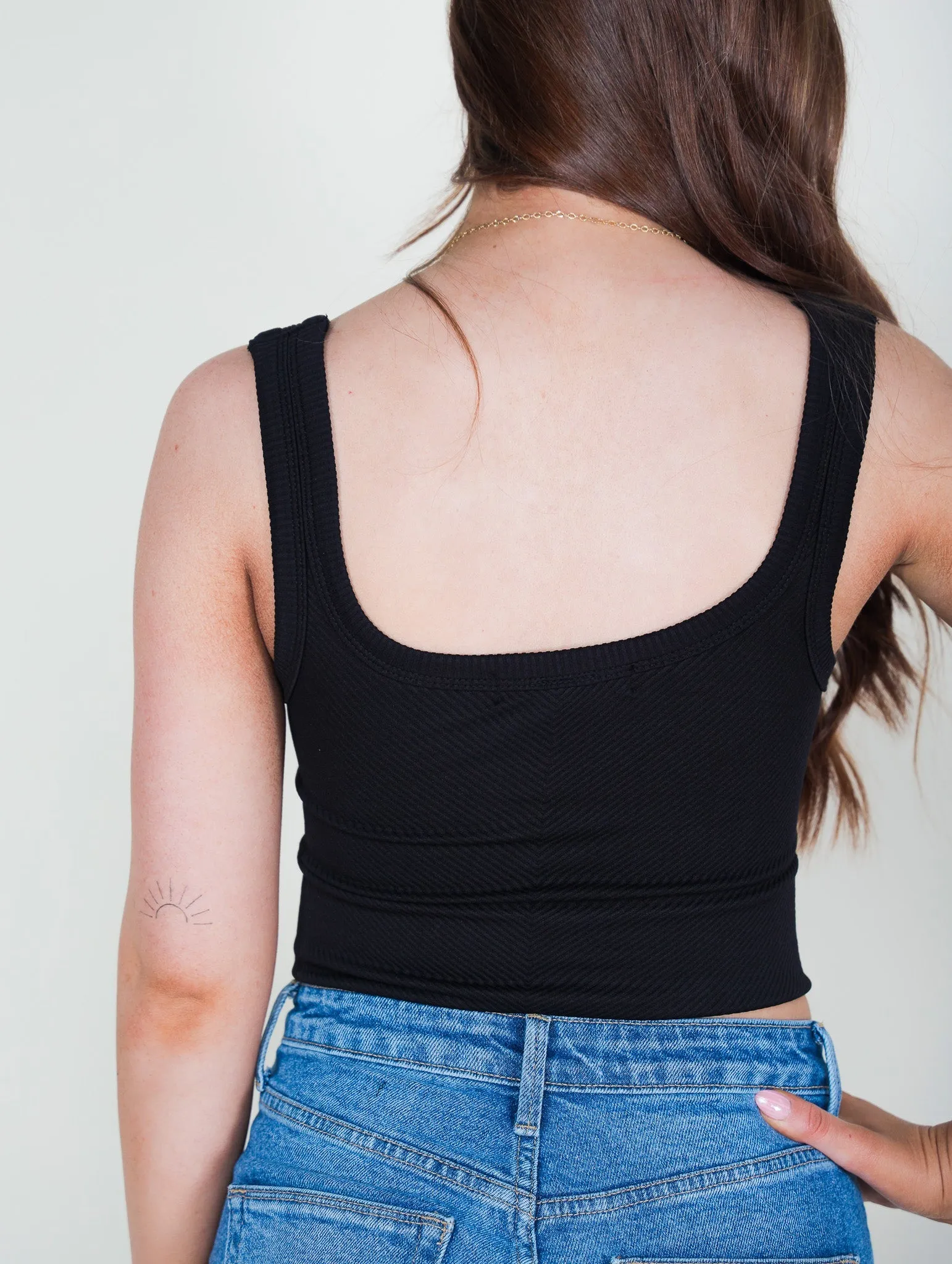 Ray Ribbed Crop Top