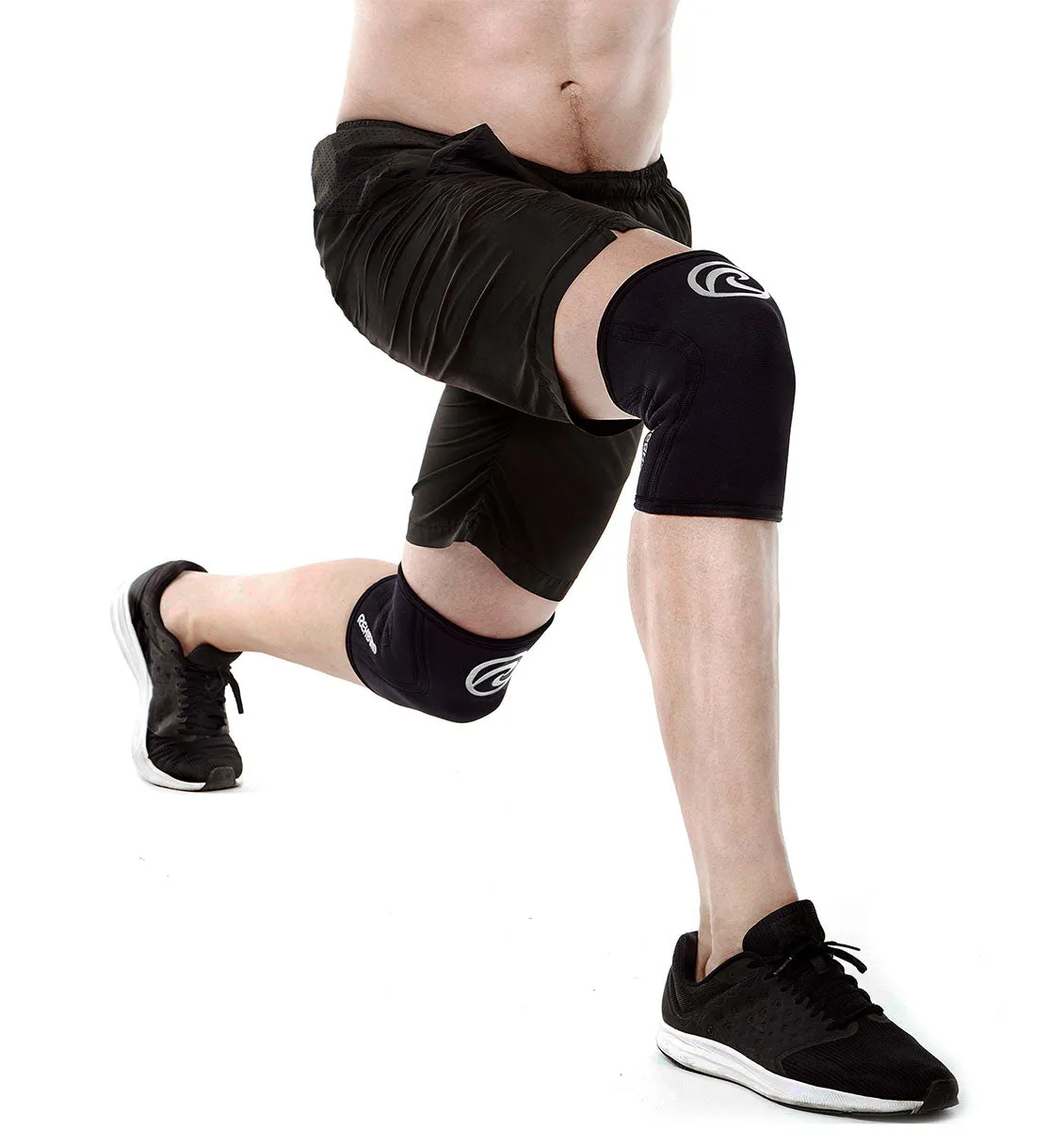 Rehband RX Knee Sleeve - 5mm - Silver/Black