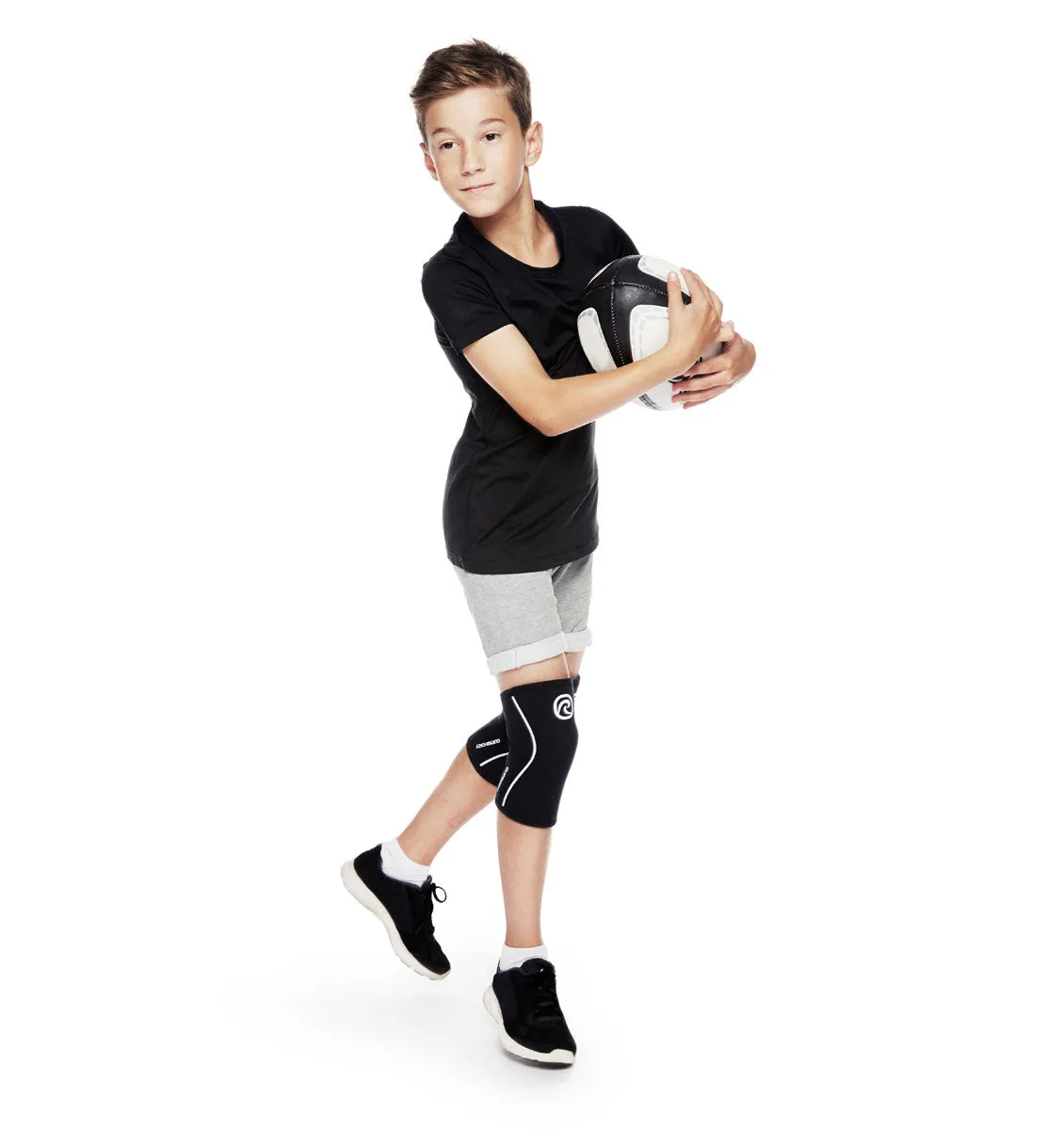 Rehband RX Knee Sleeve - JUNIOR - 5mm - Black