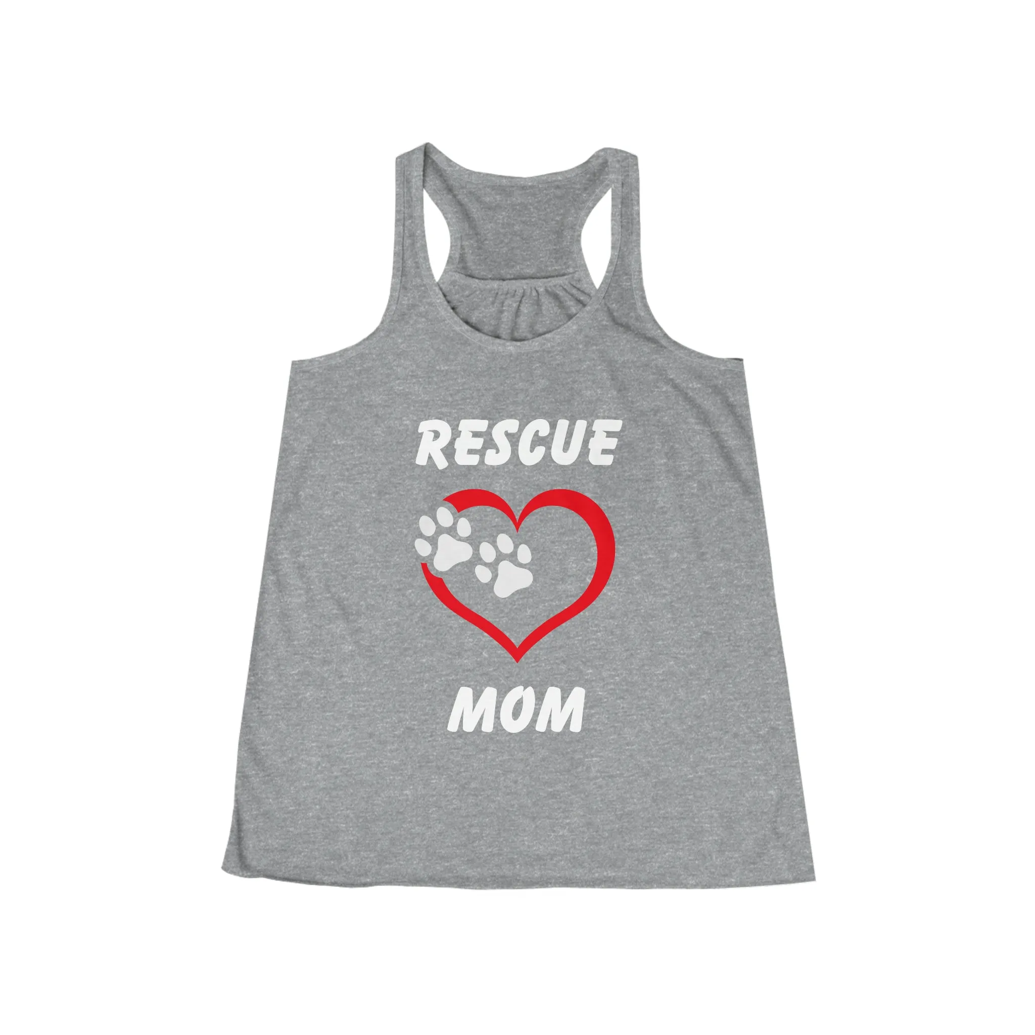 RESCUE MOM Women's Flowy Racerback Tank