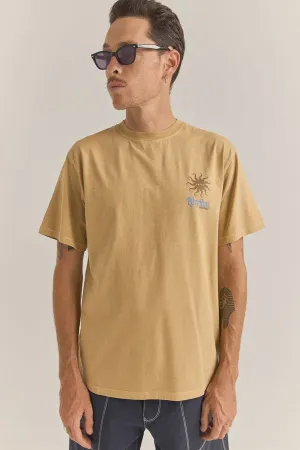 Rhythm Sun Vintage Short Sleeve T-Shirt - Macadamia